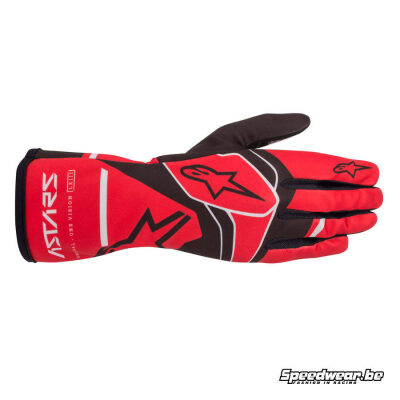 Alpinestars karthandschoen Tech 1-K Race S V2 Solid - Rood Zwart Grijs