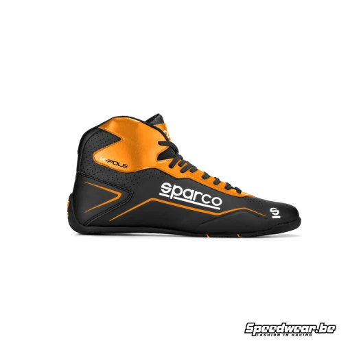 Sparco shoe karting POLE price stopper black oranjewart fluo orange