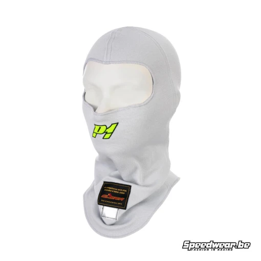 P1 Advanced Racewear Balaclava Karting Aramid - Grijs