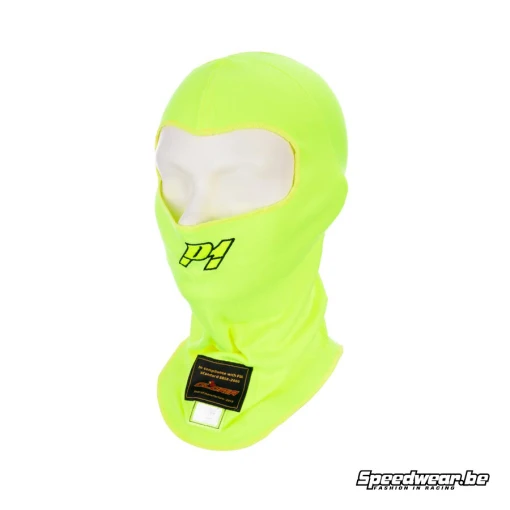 P1 Aramid balaclava Racing - FLUO Geel