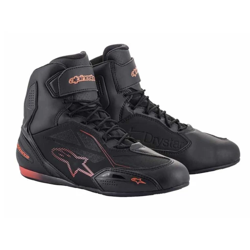 Alpinestars Faster 3 Drystar Schoen: Red and black