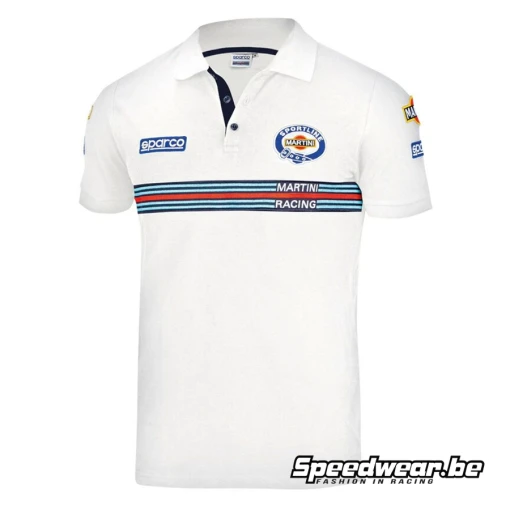 Sparco Polo Replica Patches Martini Racing