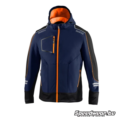 Sparco Soft-Shell Tech met kap