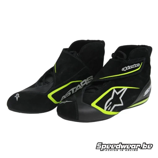 Alpinestars Chaussure de course SP PLUS en daim noir et jaune