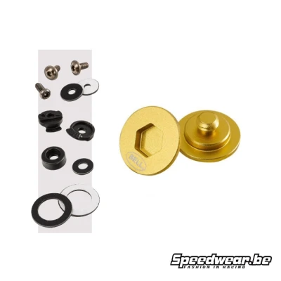 Bell Helmet Pivot & Screw Kit SV GOUD