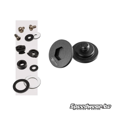 Bell Helmet Pivot & Screw Kit SV ZWART