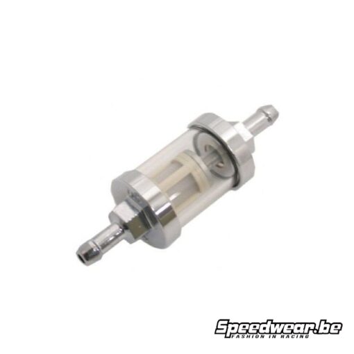 Fuel filter 6mm chroom 48 mm