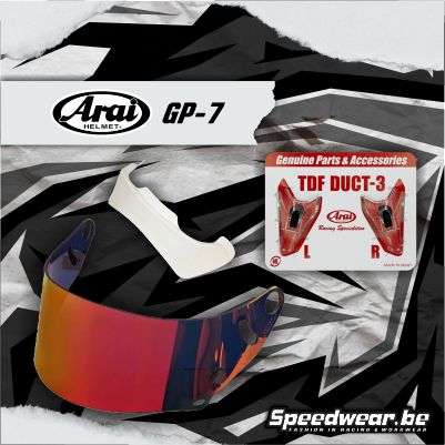 Arai helm GP7 Toebehoren