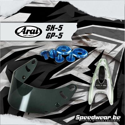 Arai helm SK5 & GP5 Toebehoren