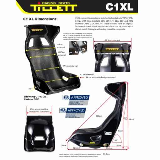 Tillett Racing Seat C1XL