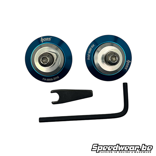 Schuberth FHR Clips - Blauwe kleur