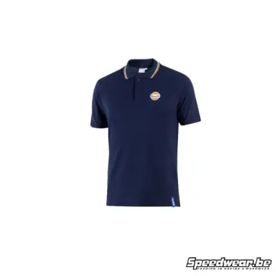 GULF POLO Pique Zwart