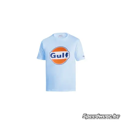 GULF T Shirt BRAND Lichtblauw