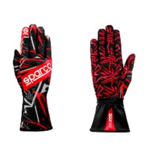 Sparco K-ROOKIE Karting Handschuh Schwarz Rot