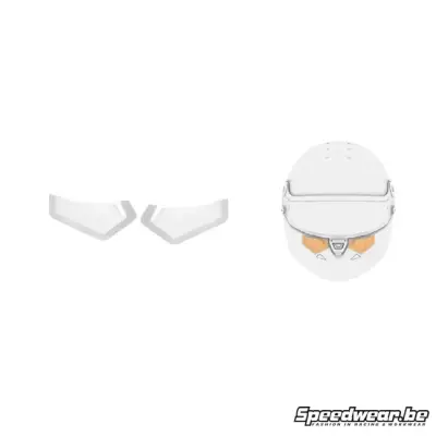 Schuberth Chin Ventilation scoops clear