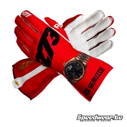 Minus 273 Gloves RACE SERVICE Fluo Red Asymmetric