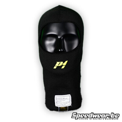 P1 Advanced Racewear X-Flow Balaclava – FIA Approved – Black – Large