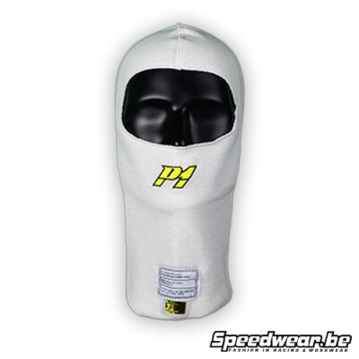 P1 Advanced Racewear X-Flow Balaclava – FIA Approved – Wit