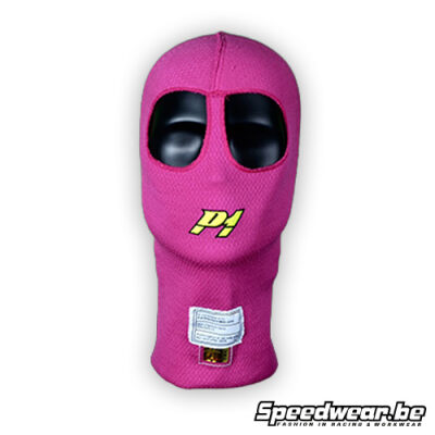 P1 Advanced Racewear X-Flow Balaclava – FIA Approved – Fuchsia – Eyehole