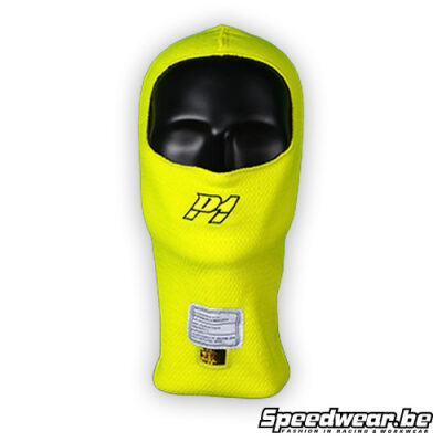 P1 Advanced Racewear X-Flow Helmmuts – FIA-gekeurd – Neon Yellow