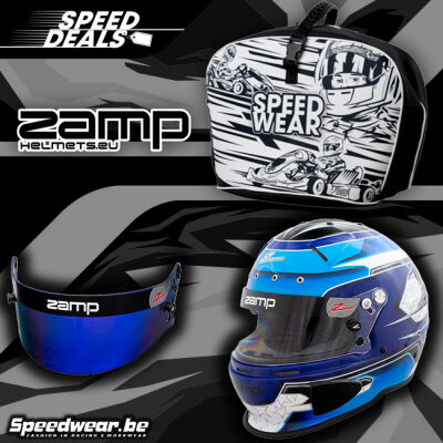 SpeedDeal ZAMP Blauw Helmpakket #2