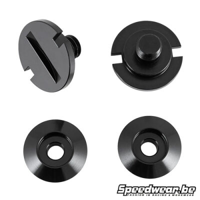 Zamp helm Schroeven Set - Zwart