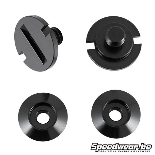 Zamp helm Schroeven Set - Zwart