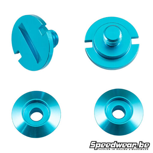 Zamp helm Schroeven Kit - Blauw