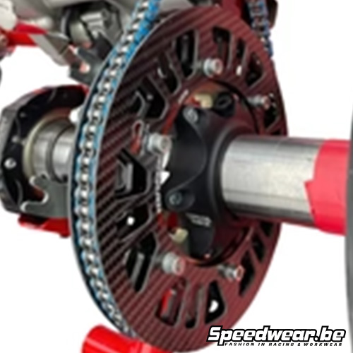 Rev Carbon Fiber Tandwiel Beschermer Complete Kit