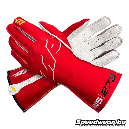 Minus 273 Karthandschoen MNS 1 Rood