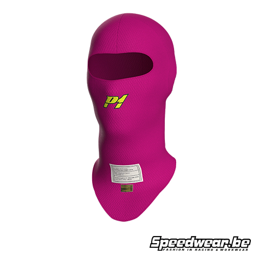 P1 Advanced Racewear X-Flow Helmmuts – FIA-gekeurd – Fuchsia
