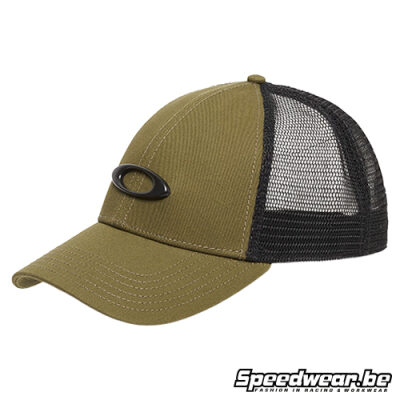 Oakley Ellipse Hat – Black/Army Green Trucker