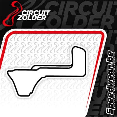 Circuit Zolder Layout Sticker