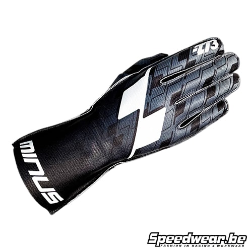 Minus 273 x Ryan Norberg Limited Edition Black/White Asymmetric Karting Handschoen