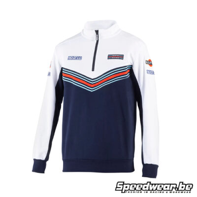 Sparco Martini Racing Crewneck Half Zip Wit