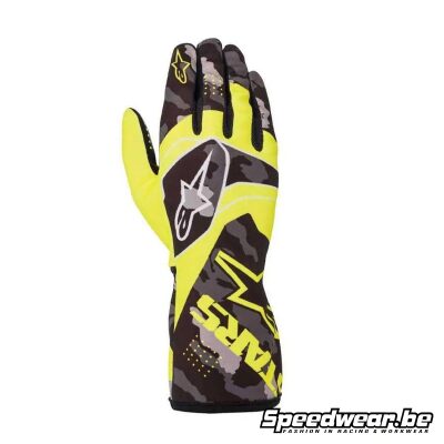 Alpinestars Tech 1-K Race CAMO Fluo Geel