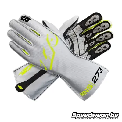 Minus 273 Racing Handschoen MNS 1 Grijs Fluogeel
