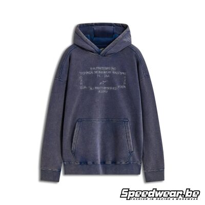 Alpinestars InfinitY Washed Oversized Hoodie NAVY