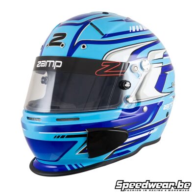 Zamp RZ-70F Graphic Auto Racing Helmet – Blue
