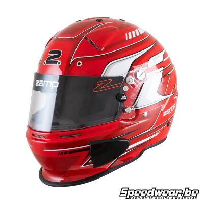 Zamp RZ-70F Graphic Racing Helmet – Red